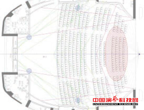 设计闽南大戏院观众厅的声学效果图
